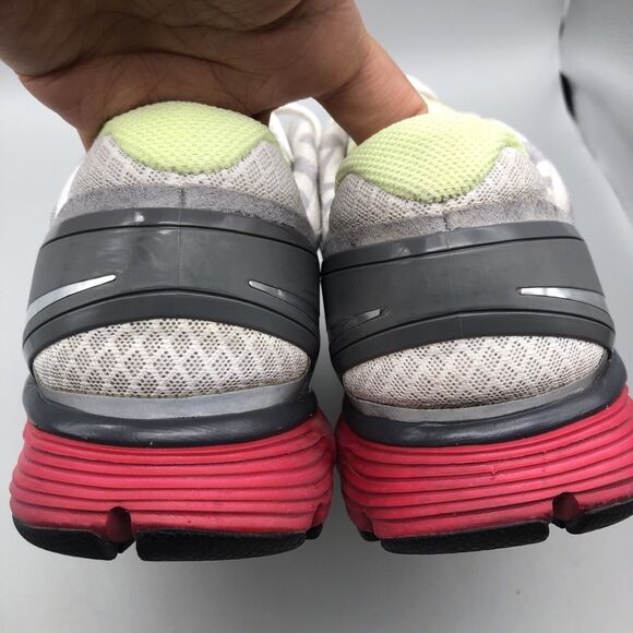NIKE Lunar Eclipse Flywire Womens Athletic Shoes Grey/Pink 408580-100 Size 8.5 - Picture 12 of 16